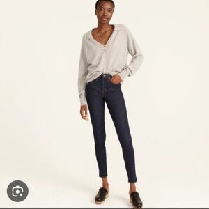J. Crew Toothpick Classic Rinse Jeans